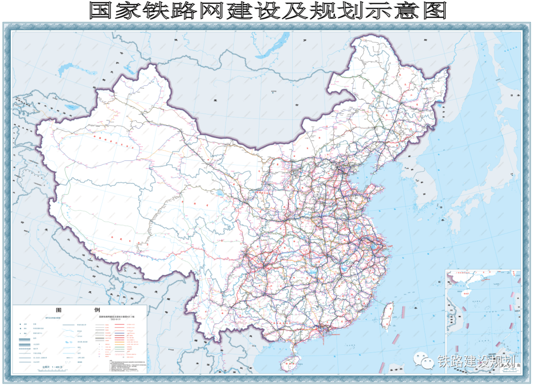 最新国家铁路网建设及规划示意图•2023.8.31版